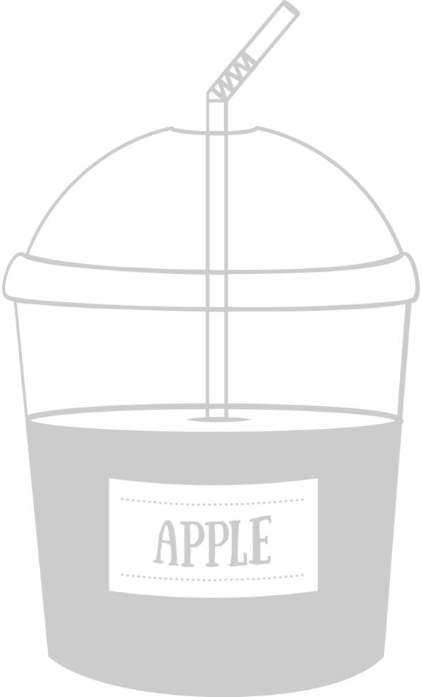 Juice apple vector