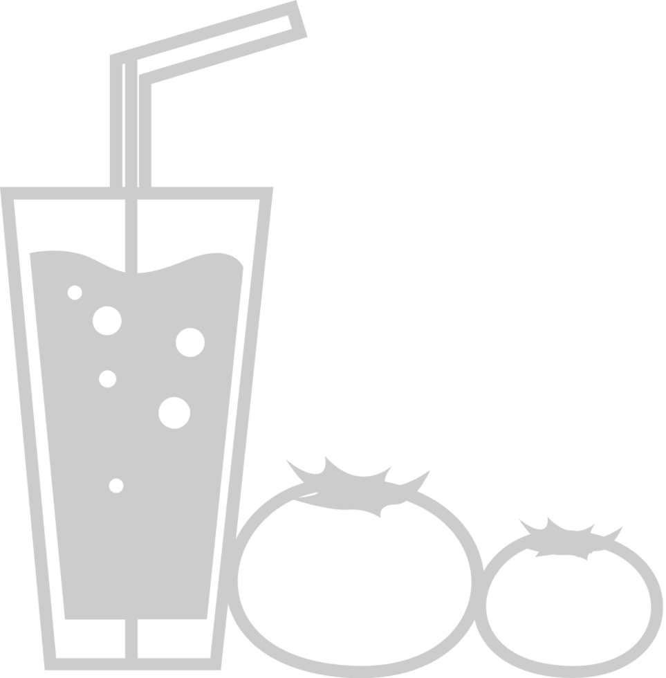 Juice tomato vector