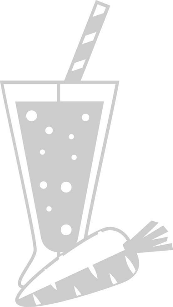 Juice carrot vector