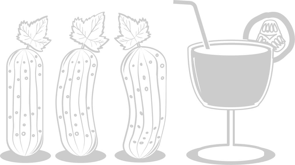 Juice cucumber vector