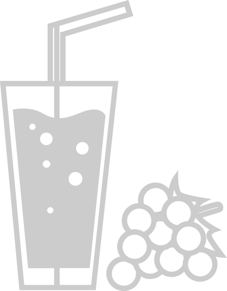 jugo uvas vector