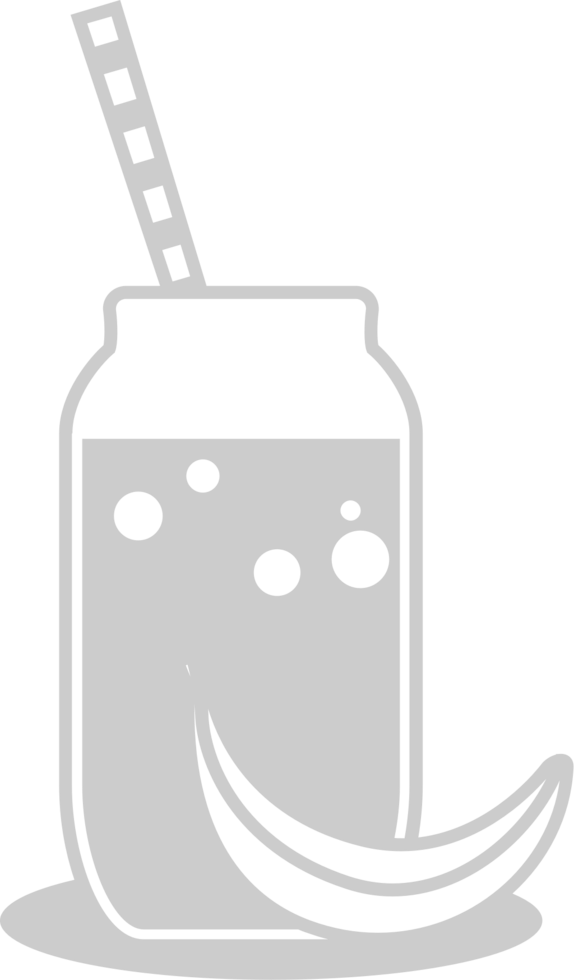 Juice banana vector