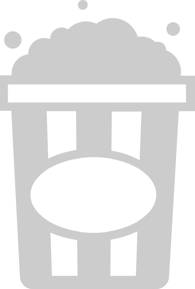 Movie popcorn vector