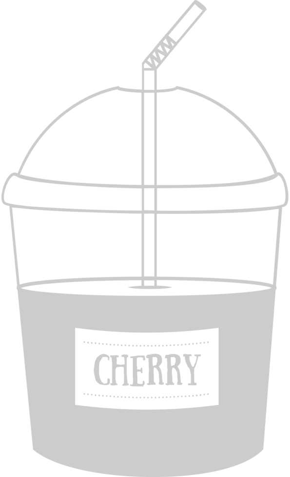 Juice cherry vector