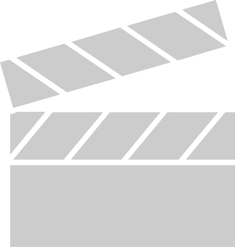 Movie clapper board vector