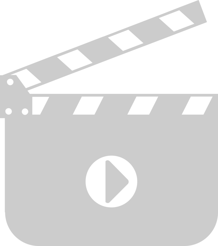 Movie clapper board vector