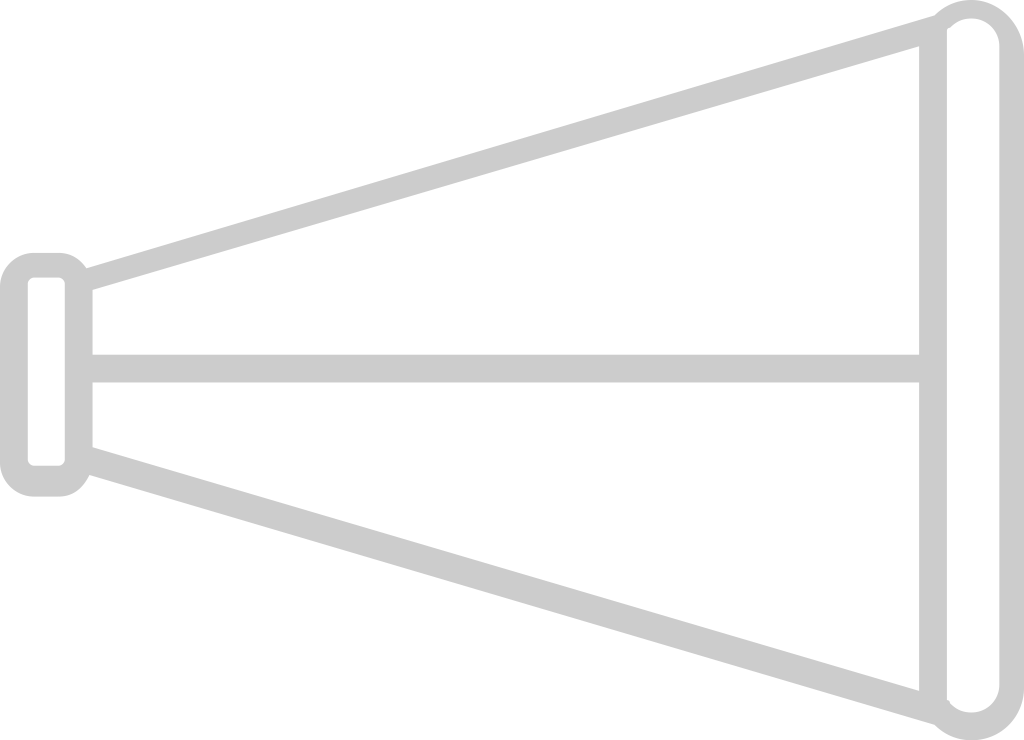 Movie megaphone vector