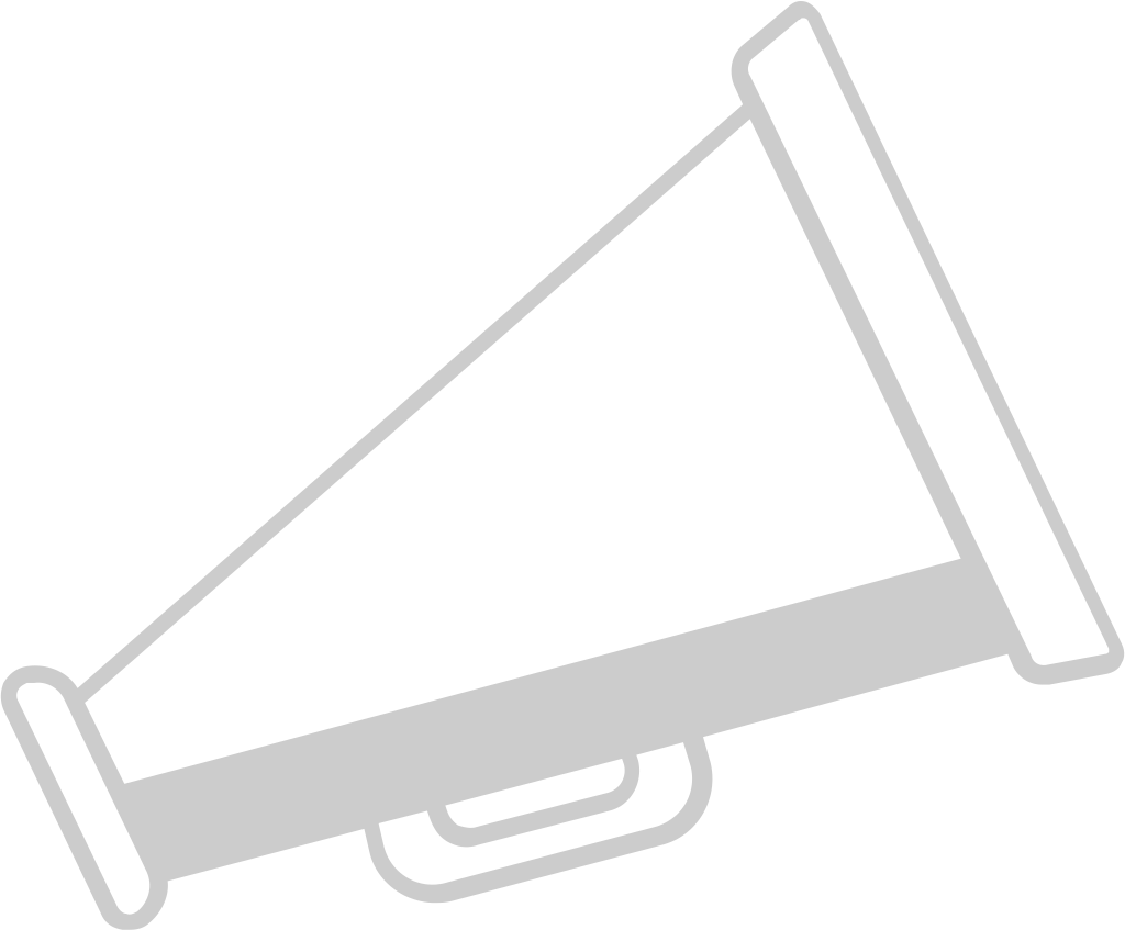 Movie megaphone vector