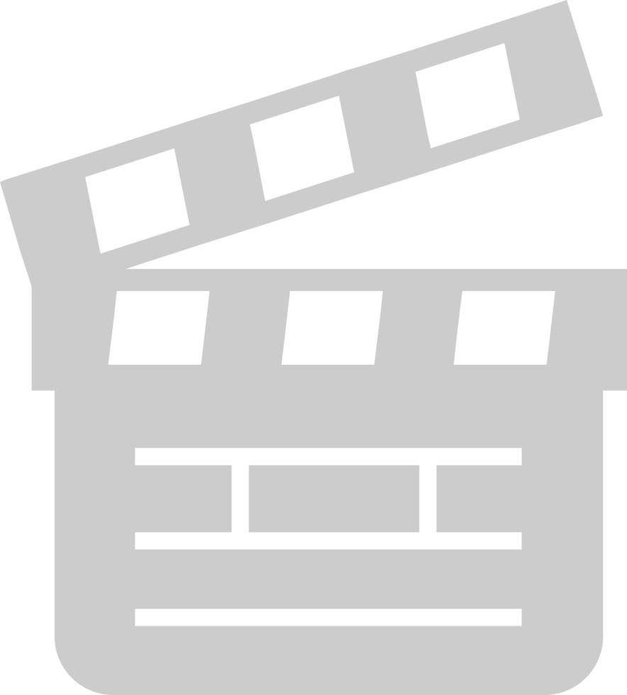 Movie clapper board vector