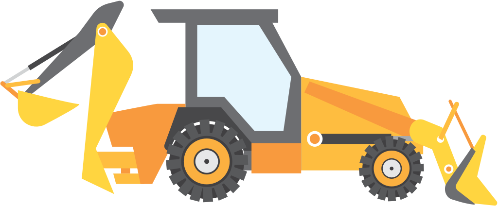 Bulldozer vector