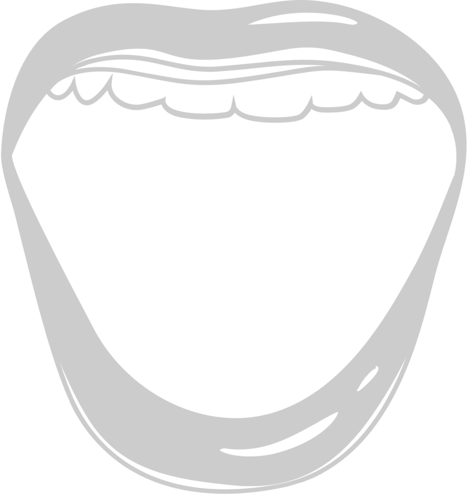 Mouth realistic vector