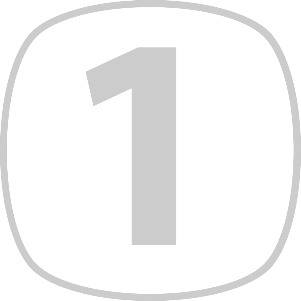Number 1 vector