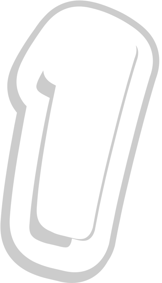 Number 1 vector