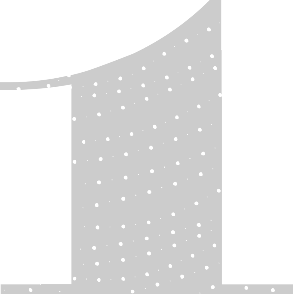 Number 1 vector