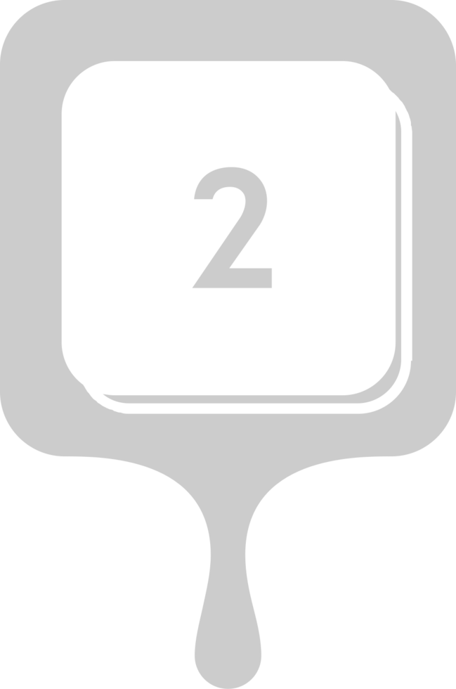 Number 2 vector