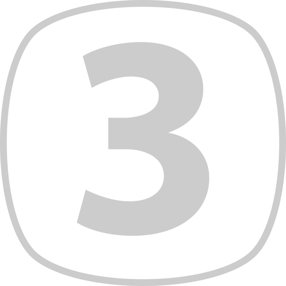 Number 3 vector