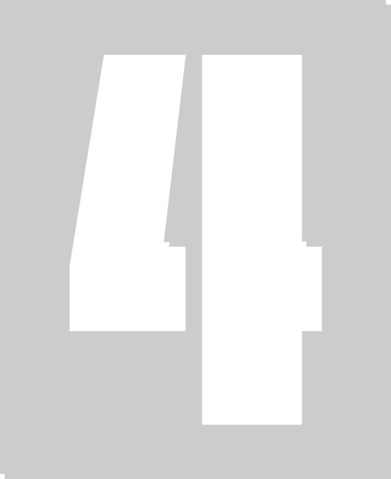 Number 4 vector