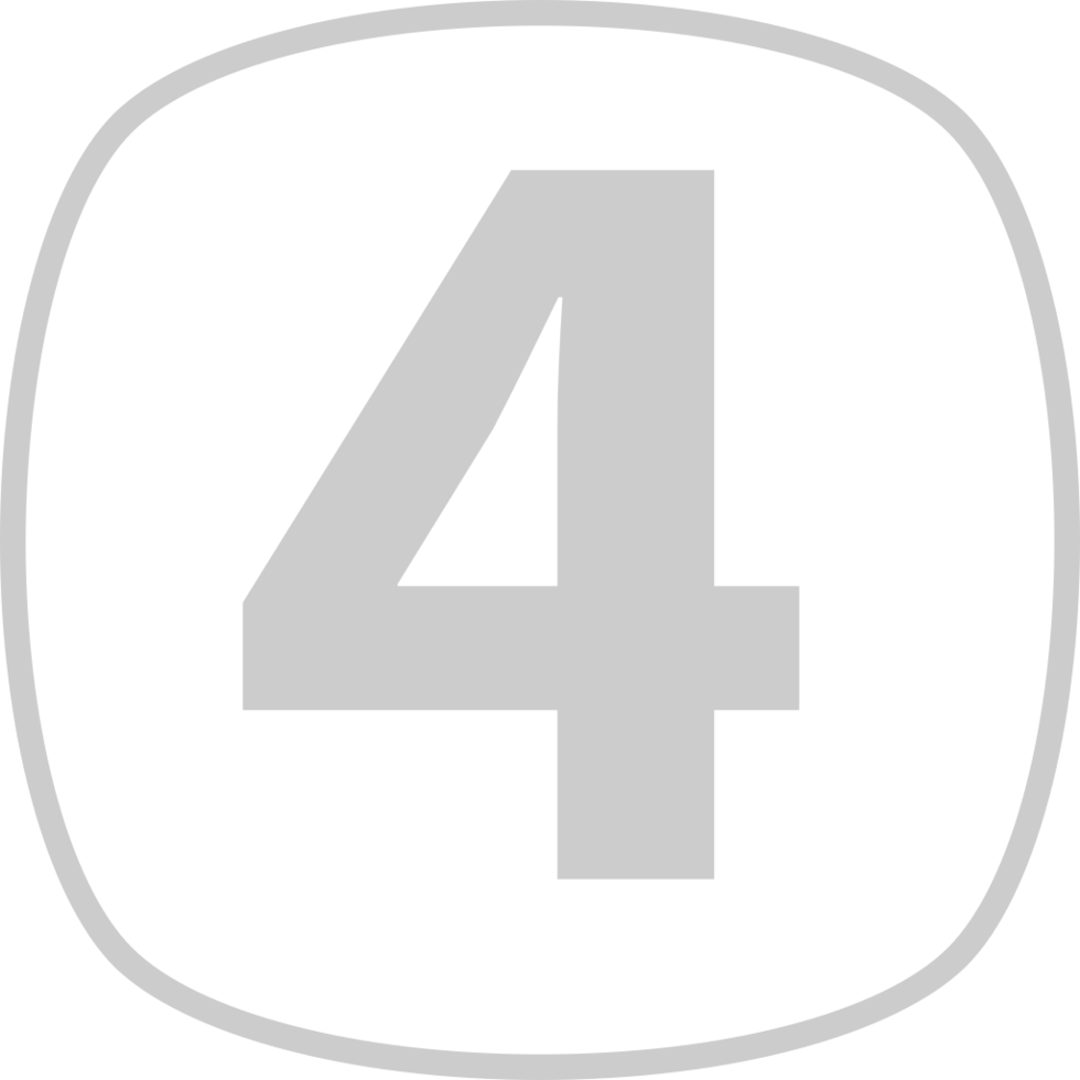 Number 4 vector
