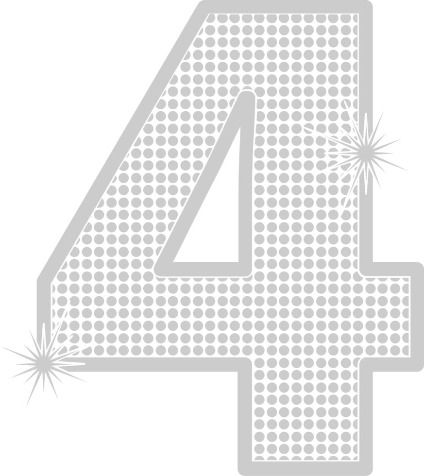 Number 4 vector