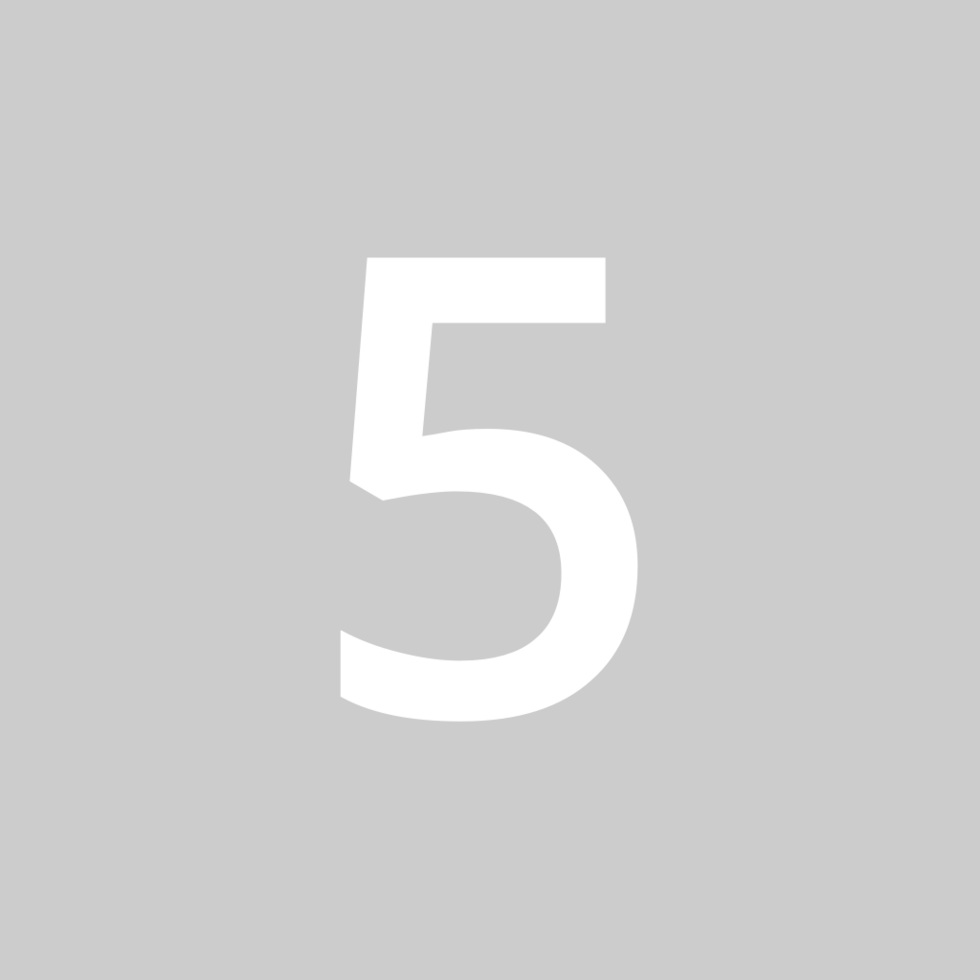 Number 5 vector