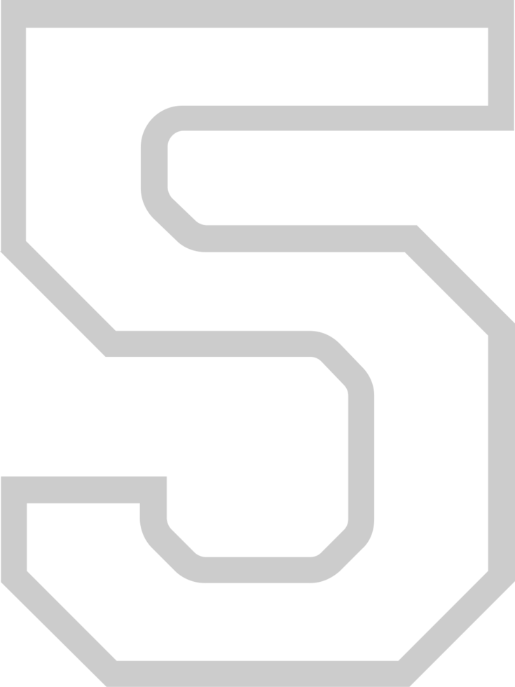 Number 5 vector