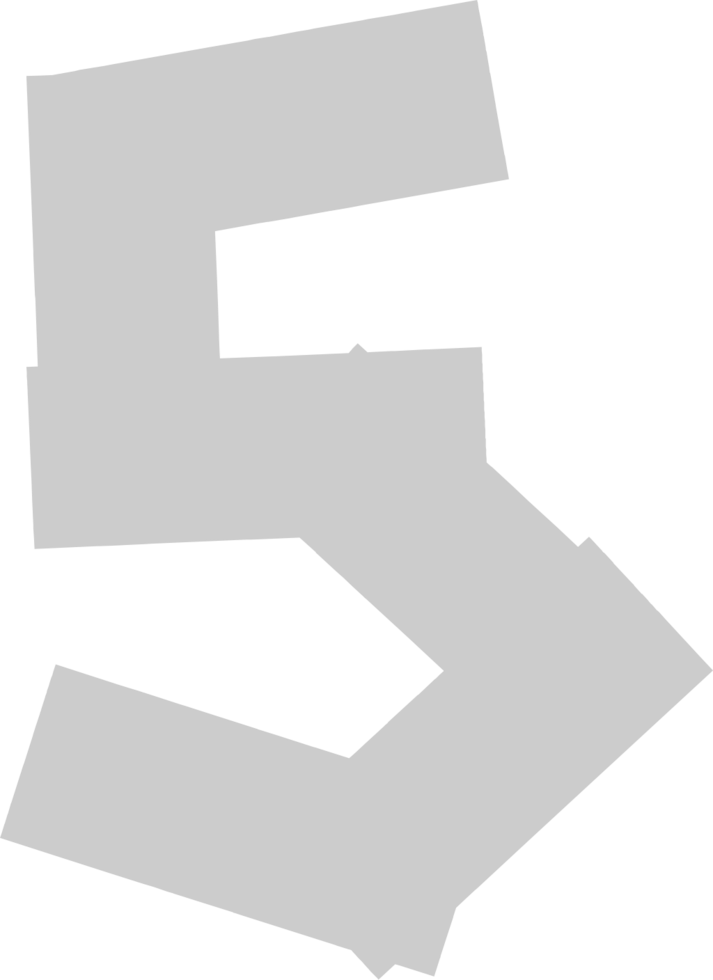 Number 5 vector