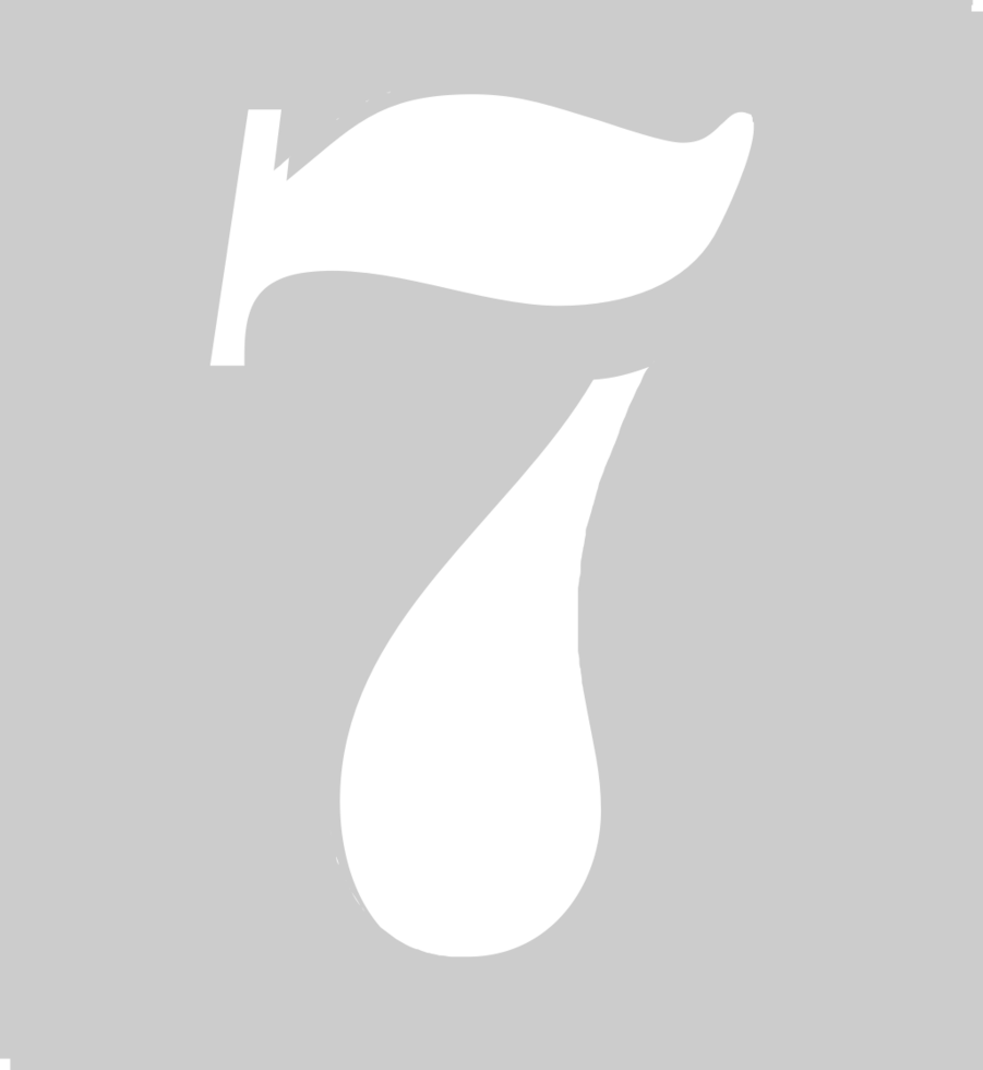 Number 7 vector