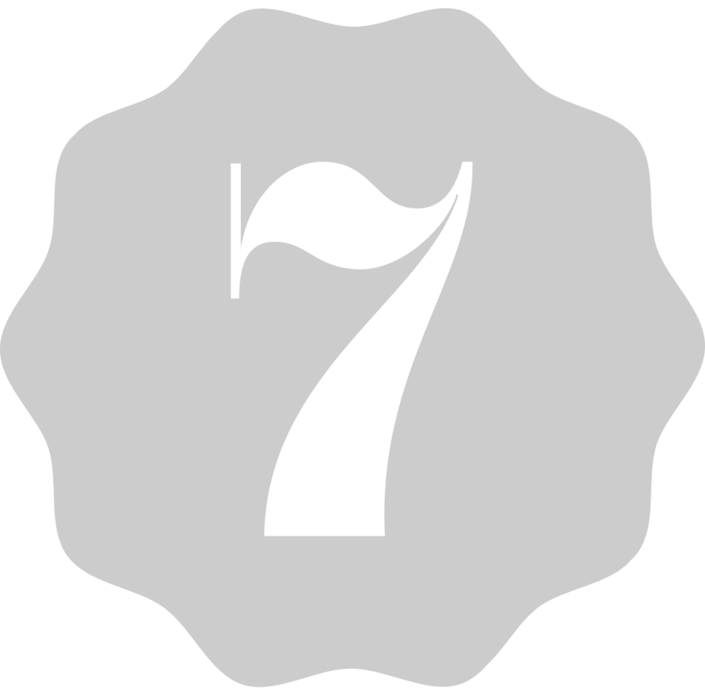 Number 7 vector