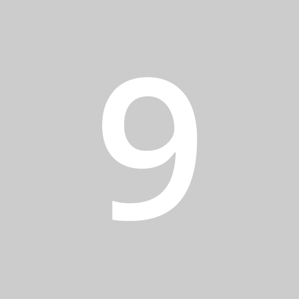Number 9 vector