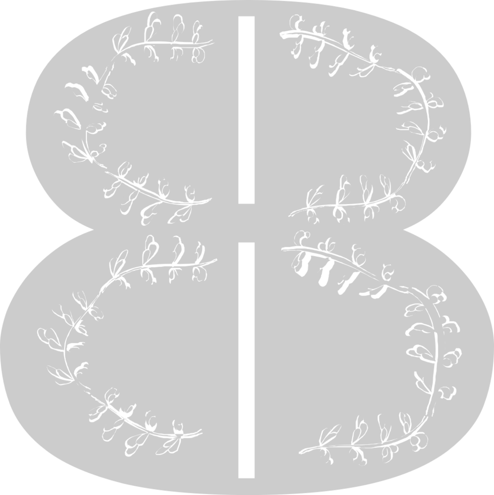 Number 8 vector