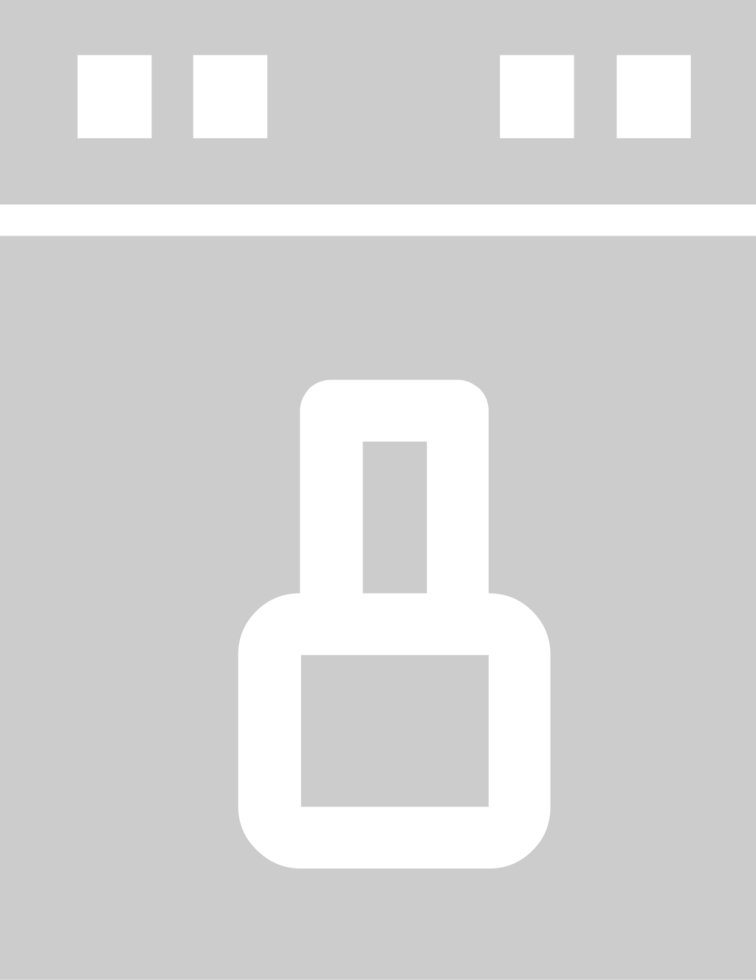 Number calendar 8 vector