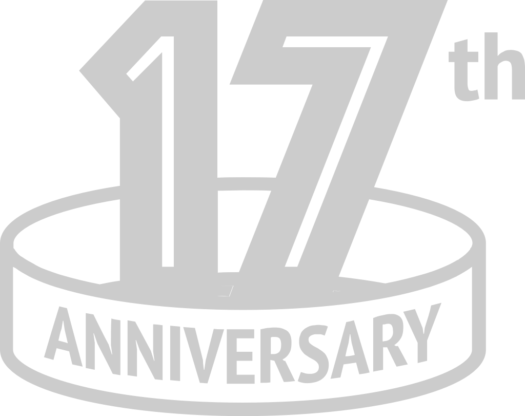 Number anniversary 17 vector