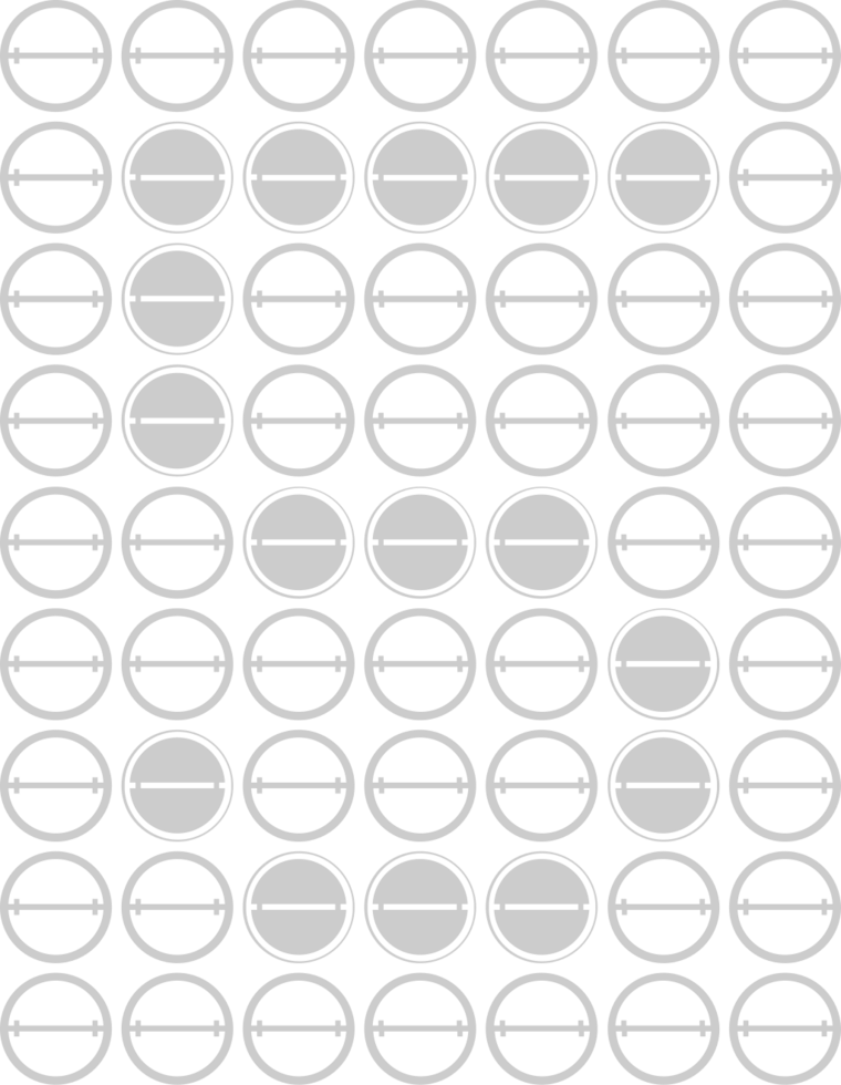 Number bulb light 5 vector