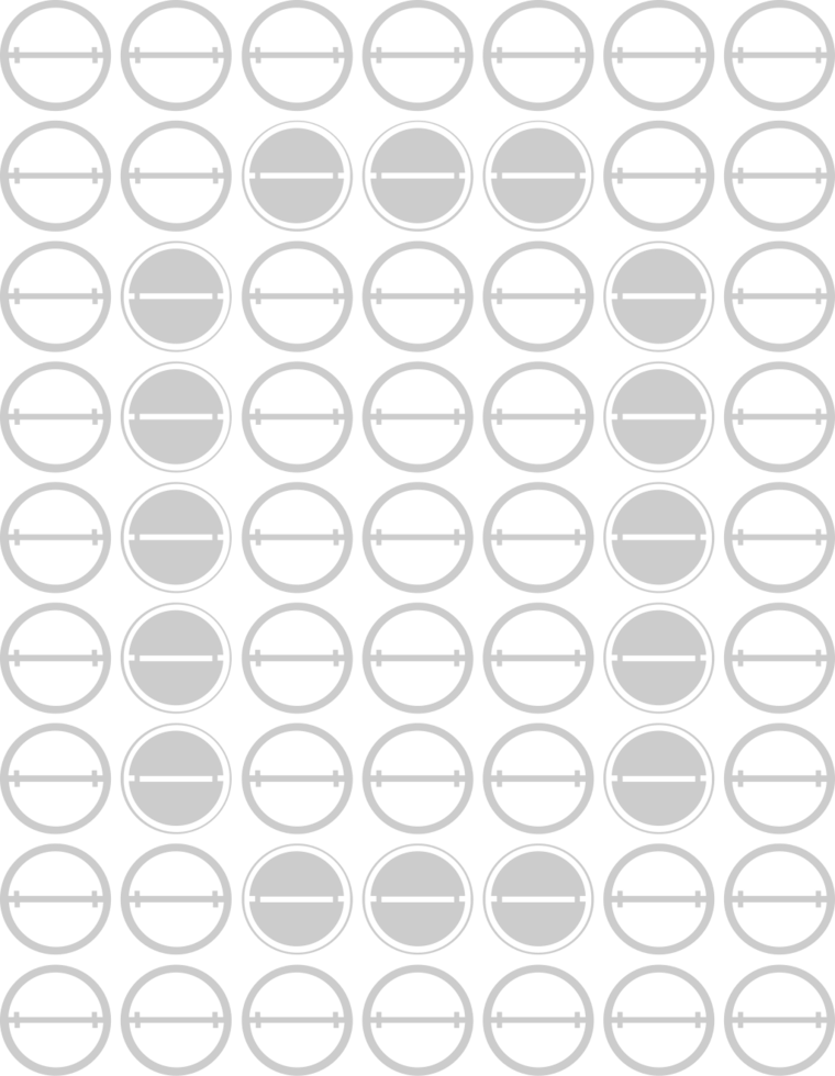 Number bulb light 0 vector