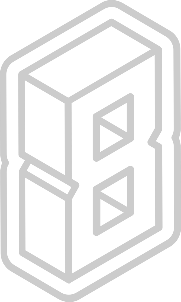 Number Isometric 3d 8 36664338 Vector Art At Vecteezy Number Isometric 3d 8 36664338 Vector Art At Vecteezy
