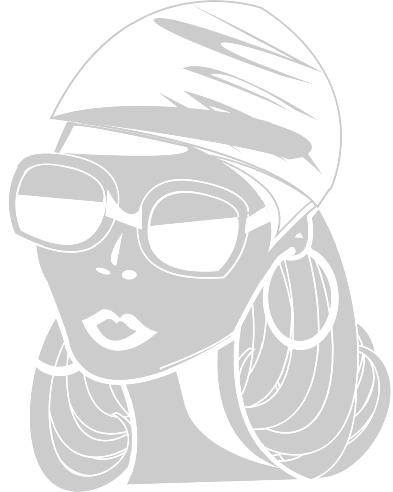 Sunglasses women vector