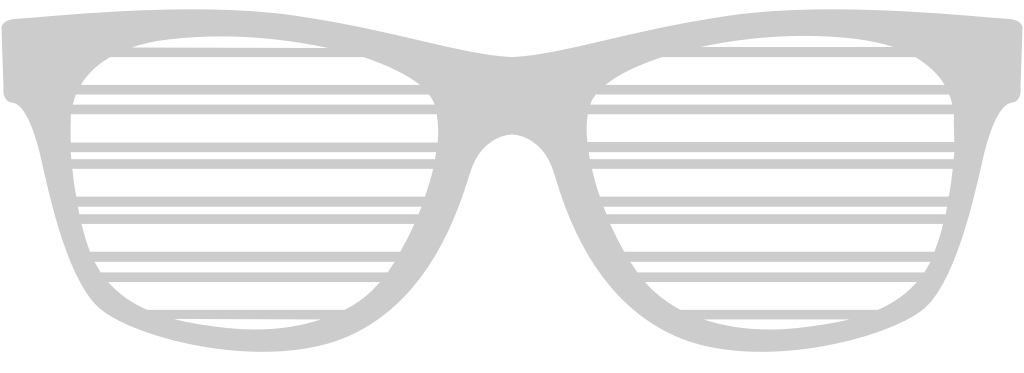 gafas de sol únicas vector