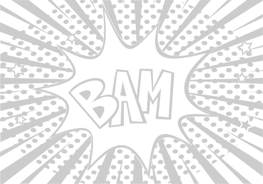Comic speech bam vector