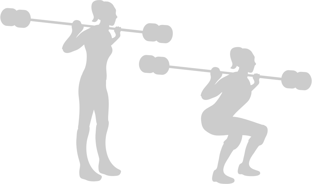 Workout female vector