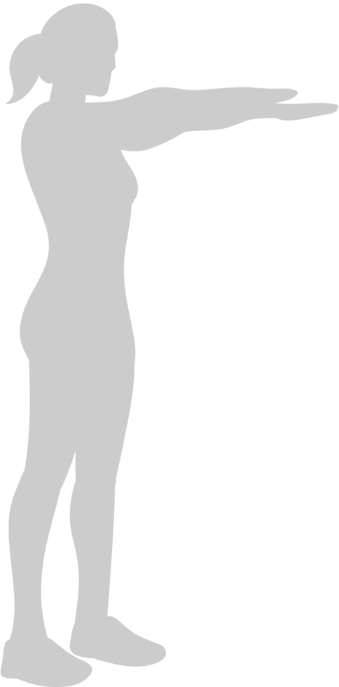 Workout female  vector