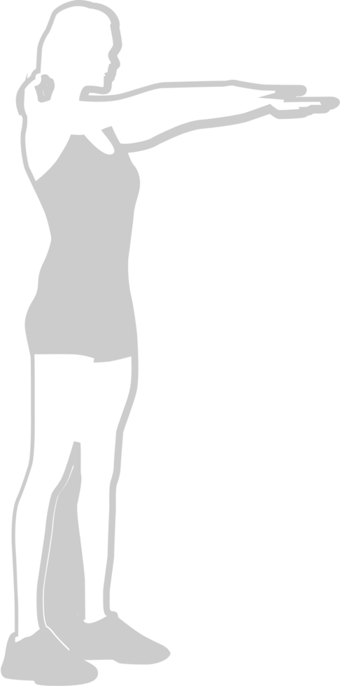 Workout female  vector