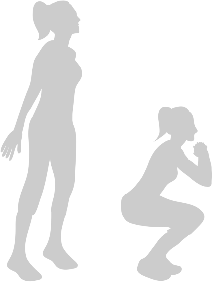 Workout female  vector