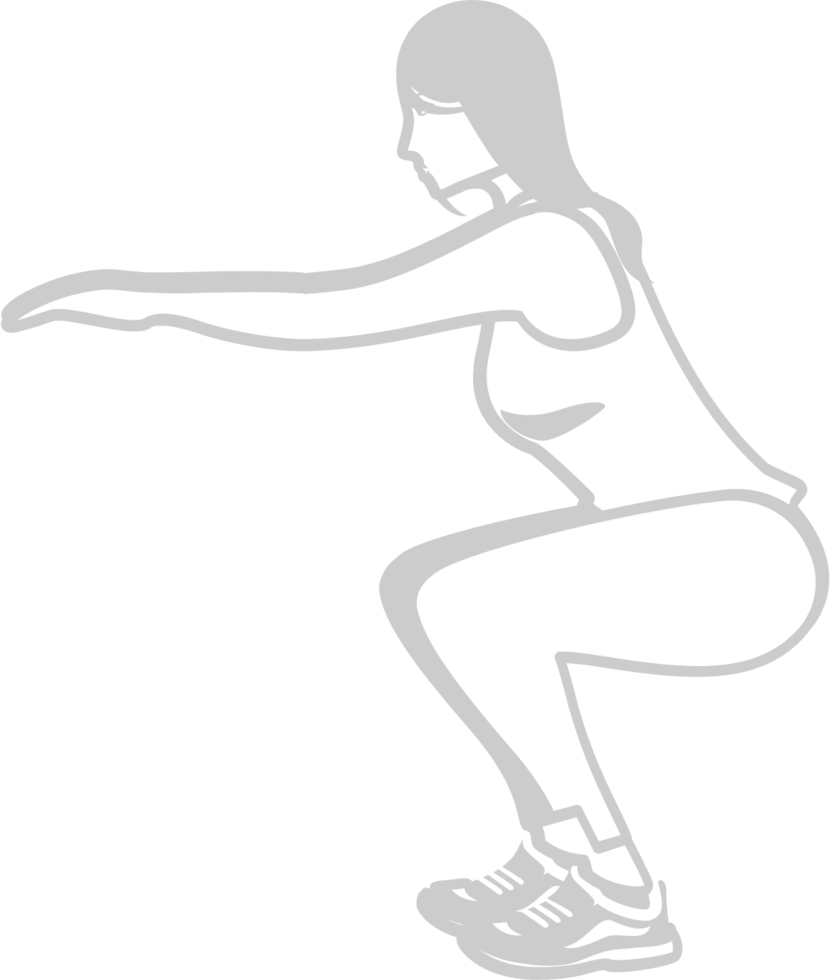 Workout female  vector