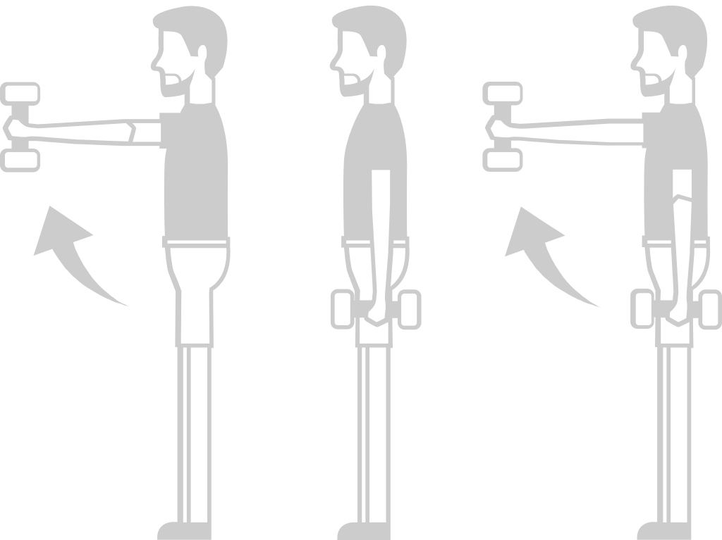 Workout lift dumbell vector