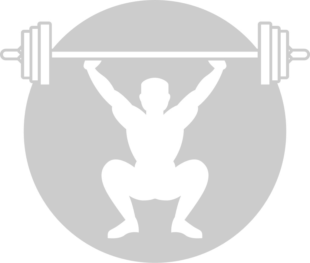 Workout lift dumbell vector