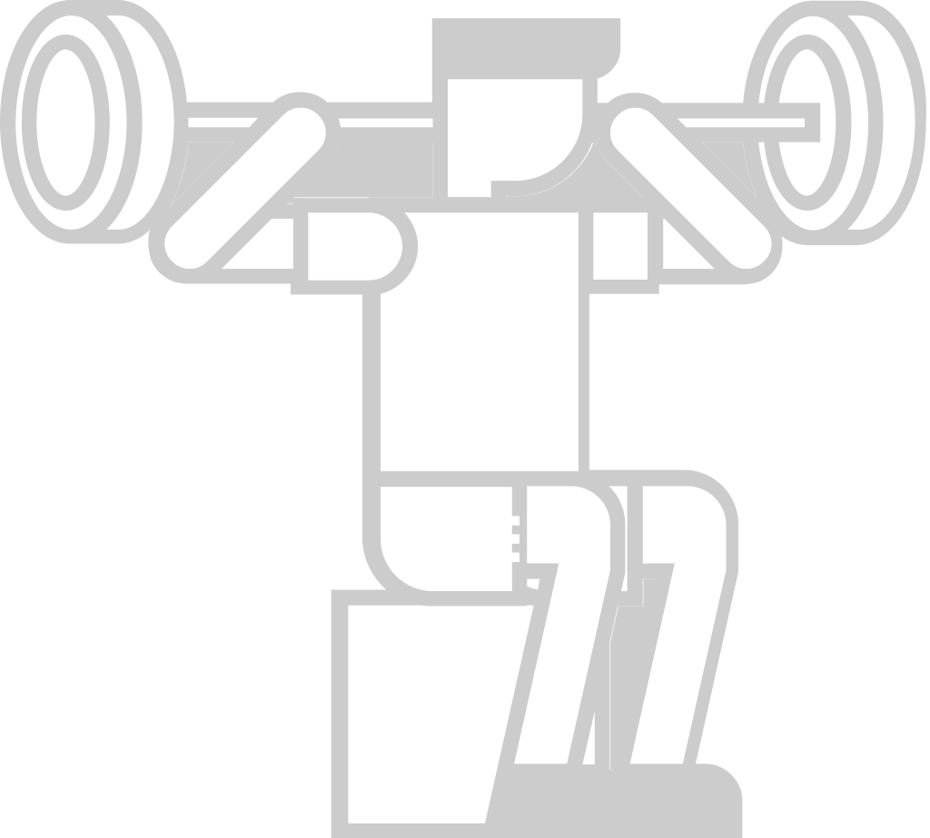 Workout lift dumbell vector