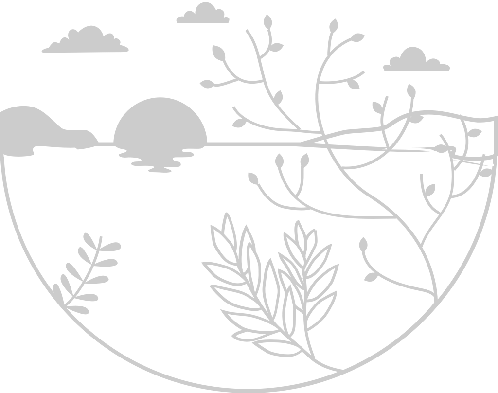 Sunset scenery vector