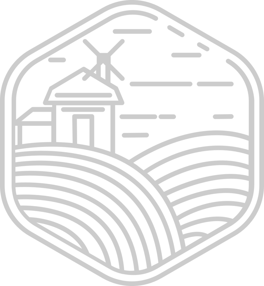 Farm badge vector