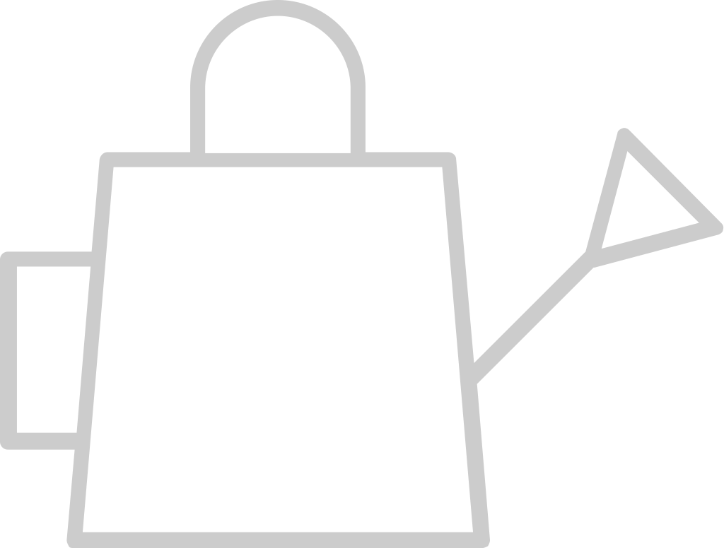 Farm tool watering can vector