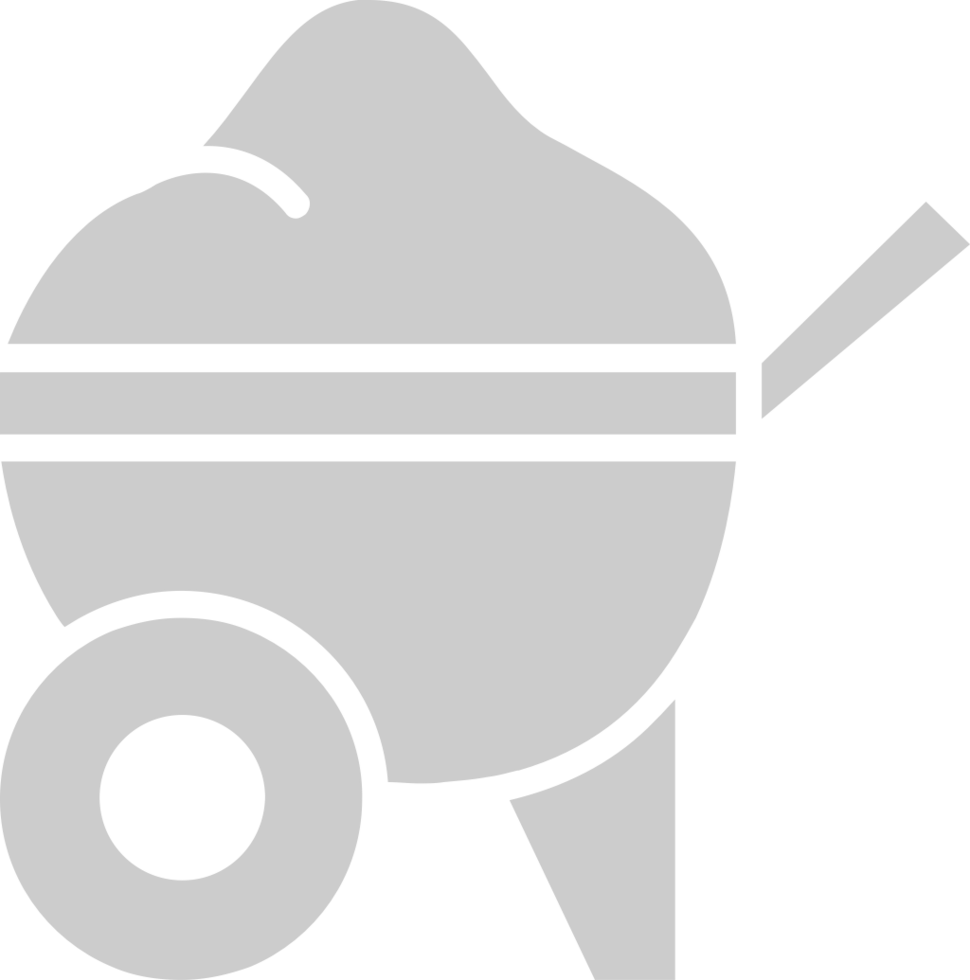 Farm tool wheel barrow vector
